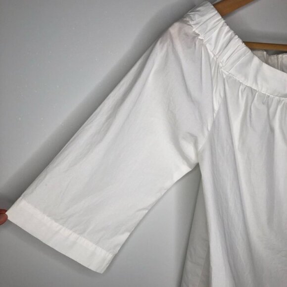 Madewell  White Clean Off the Shoulder Top Size XXS - Picture 4 of 10
